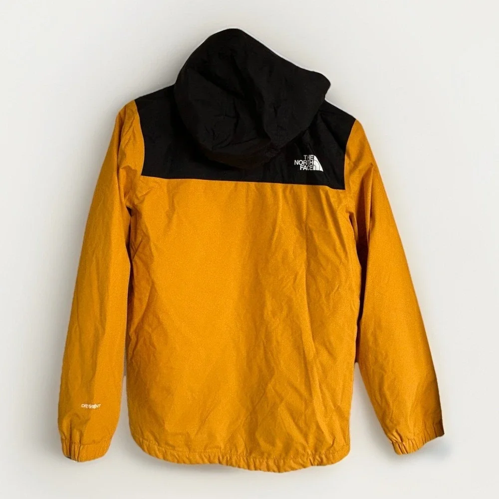 The North Face Jacket - Boys L (14/16) - Zip Black Yellow DryVent Fleece Lined